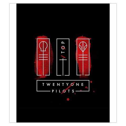 Twenty One Pilots Drawstring Pouch (XXL) from ArtsNow.com Front