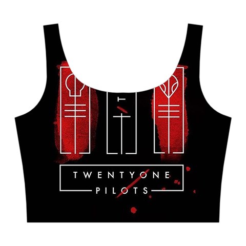 Twenty One Pilots Midi Sleeveless Dress from ArtsNow.com Top Front