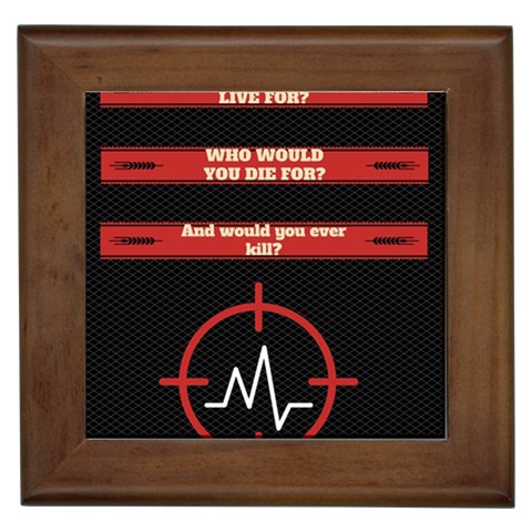 Twenty One Pilots Album Lyrics Framed Tile from ArtsNow.com Front