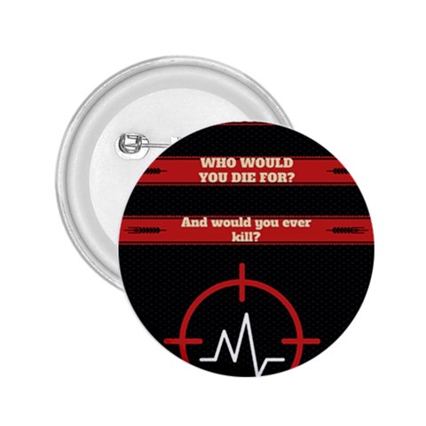 Twenty One Pilots Album Lyrics 2.25  Button from ArtsNow.com Front