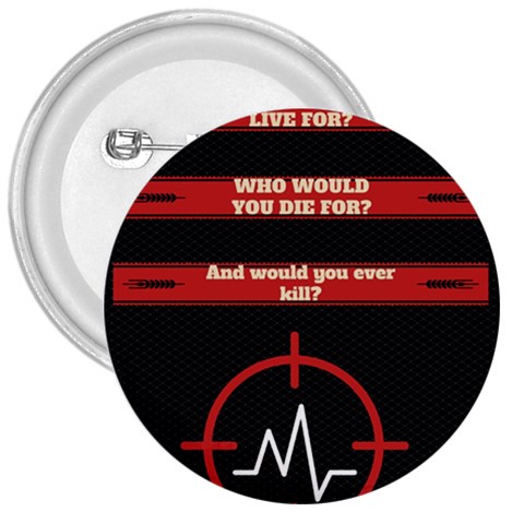 Twenty One Pilots Album Lyrics 3  Button from ArtsNow.com Front