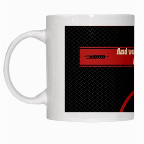 Twenty One Pilots Album Lyrics White Mug from ArtsNow.com Left