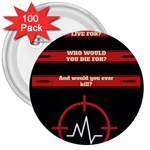 Twenty One Pilots Album Lyrics 3  Button (100 pack)