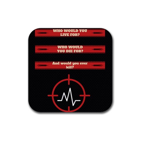 Twenty One Pilots Album Lyrics Rubber Coaster (Square) from ArtsNow.com Front
