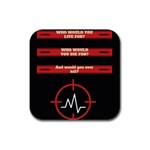Twenty One Pilots Album Lyrics Rubber Square Coaster (4 pack)