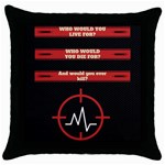 Twenty One Pilots Album Lyrics Throw Pillow Case (Black)