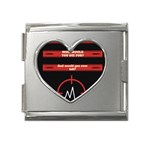 Twenty One Pilots Album Lyrics Mega Link Heart Italian Charm (18mm)