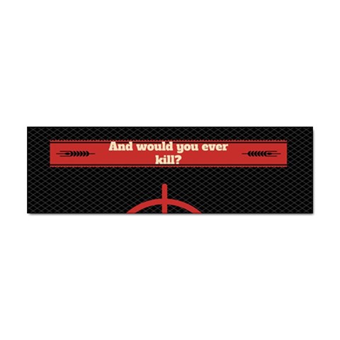 Twenty One Pilots Album Lyrics Sticker (Bumper) from ArtsNow.com Front