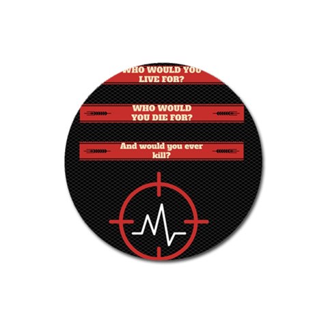 Twenty One Pilots Album Lyrics Magnet 3  (Round) from ArtsNow.com Front
