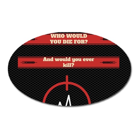 Twenty One Pilots Album Lyrics Magnet (Oval) from ArtsNow.com Front