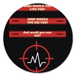 Twenty One Pilots Album Lyrics Magnet 5  (Round)