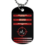 Twenty One Pilots Album Lyrics Dog Tag (One Side)