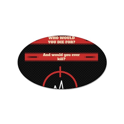 Twenty One Pilots Album Lyrics Sticker Oval (100 pack) from ArtsNow.com Front