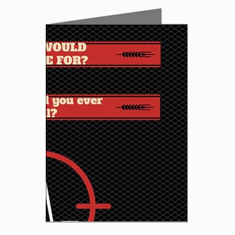 Twenty One Pilots Album Lyrics Greeting Cards (Pkg of 8) from ArtsNow.com Left