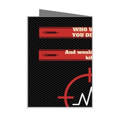 Twenty One Pilots Album Lyrics Mini Greeting Card from ArtsNow.com Right