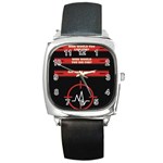 Twenty One Pilots Album Lyrics Square Metal Watch