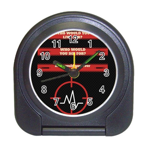 Twenty One Pilots Album Lyrics Travel Alarm Clock from ArtsNow.com Front