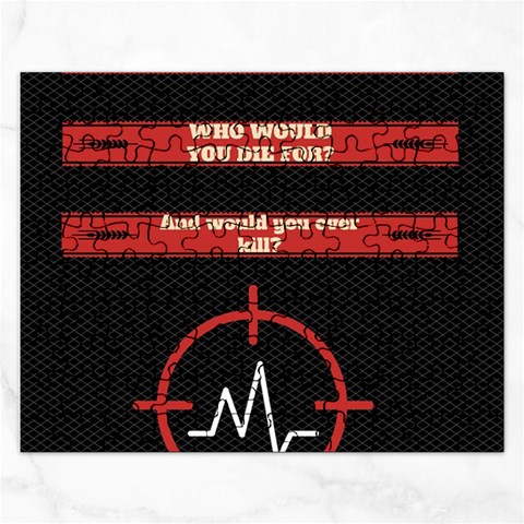 Twenty One Pilots Album Lyrics Jigsaw Puzzle (Rectangular) from ArtsNow.com Front