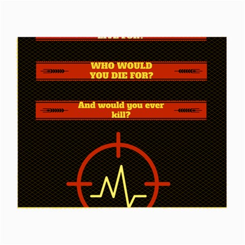 Twenty One Pilots Album Lyrics Small Glasses Cloth from ArtsNow.com Front