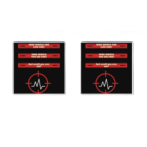 Twenty One Pilots Album Lyrics Cufflinks (Square) from ArtsNow.com Front(Pair)