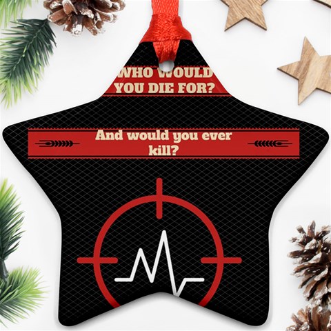 Twenty One Pilots Album Lyrics Star Ornament (Two Sides) from ArtsNow.com Front