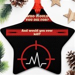 Twenty One Pilots Album Lyrics Star Ornament (Two Sides)