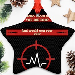Twenty One Pilots Album Lyrics Star Ornament (Two Sides) from ArtsNow.com Back