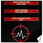 Twenty One Pilots Album Lyrics Canvas 12  x 12 