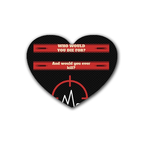 Twenty One Pilots Album Lyrics Rubber Heart Coaster (4 pack) from ArtsNow.com Front