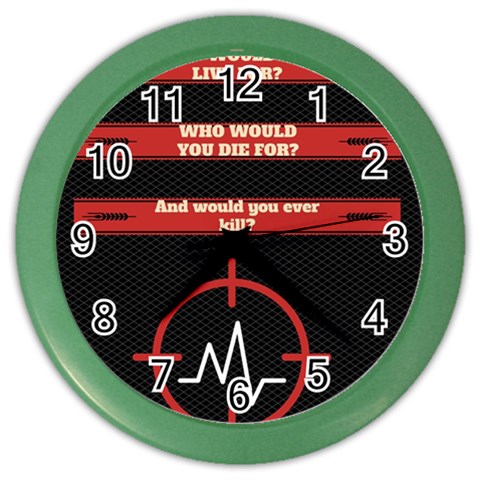Twenty One Pilots Album Lyrics Color Wall Clock from ArtsNow.com Front