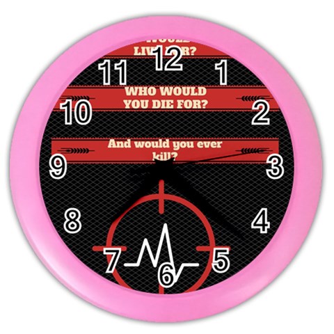 Twenty One Pilots Album Lyrics Color Wall Clock from ArtsNow.com Front