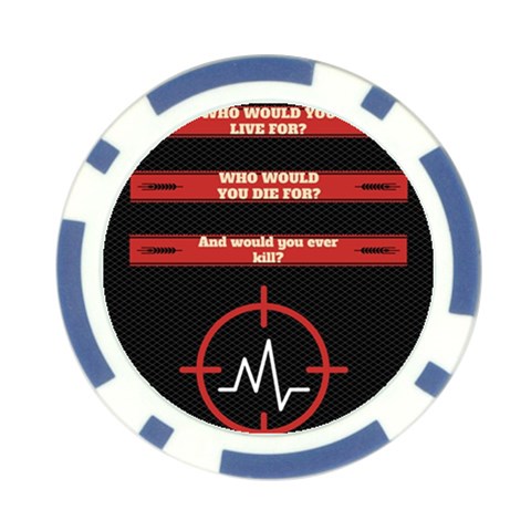 Twenty One Pilots Album Lyrics Poker Chip Card Guard from ArtsNow.com Front