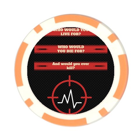 Twenty One Pilots Album Lyrics Poker Chip Card Guard from ArtsNow.com Front