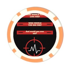 Twenty One Pilots Album Lyrics Poker Chip Card Guard from ArtsNow.com Back
