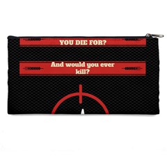 Twenty One Pilots Album Lyrics Pencil Case from ArtsNow.com Back