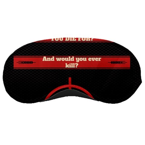 Twenty One Pilots Album Lyrics Sleeping Mask from ArtsNow.com Front