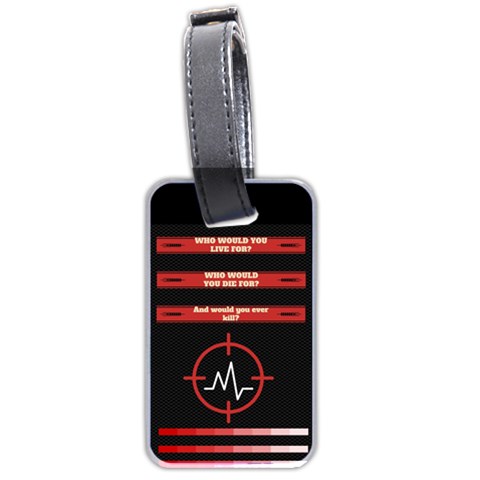 Twenty One Pilots Album Lyrics Luggage Tag (two sides) from ArtsNow.com Back