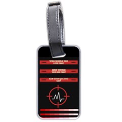 Twenty One Pilots Album Lyrics Luggage Tag (two sides) from ArtsNow.com Back