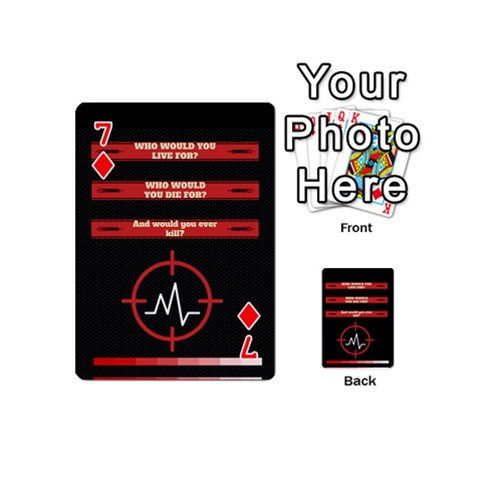 Twenty One Pilots Album Lyrics Playing Cards 54 (Mini) from ArtsNow.com Front - Diamond7