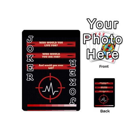 Twenty One Pilots Album Lyrics Playing Cards 54 (Mini) from ArtsNow.com Front - Joker1