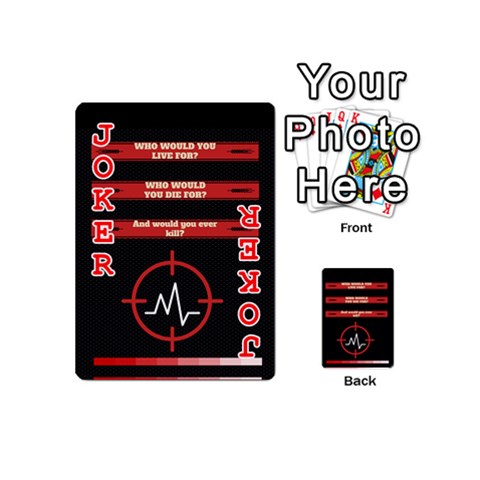 Twenty One Pilots Album Lyrics Playing Cards 54 (Mini) from ArtsNow.com Front - Joker2