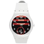 Twenty One Pilots Album Lyrics Round Plastic Sport Watch (M)
