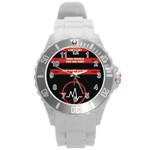Twenty One Pilots Album Lyrics Round Plastic Sport Watch (L)