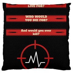 Twenty One Pilots Album Lyrics Large Cushion Case (Two Sides) from ArtsNow.com Back