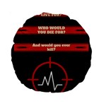 Twenty One Pilots Album Lyrics Standard 15  Premium Round Cushion 