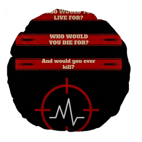 Twenty One Pilots Album Lyrics Large 18  Premium Round Cushion  from ArtsNow.com Front
