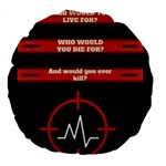 Twenty One Pilots Album Lyrics Large 18  Premium Round Cushion 
