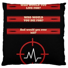 Twenty One Pilots Album Lyrics Standard Flano Cushion Case (Two Sides) from ArtsNow.com Front