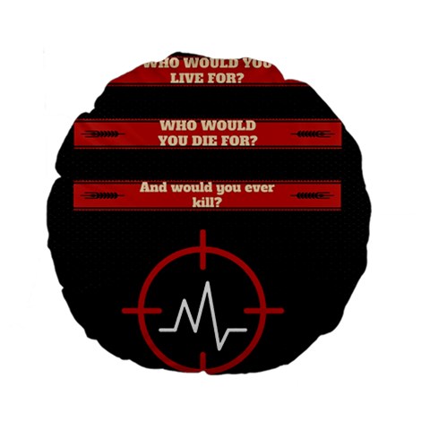 Twenty One Pilots Album Lyrics Standard 15  Premium Flano Round Cushion  from ArtsNow.com Front