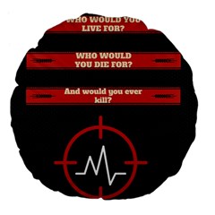 Twenty One Pilots Album Lyrics Large 18  Premium Flano Round Cushion  from ArtsNow.com Front